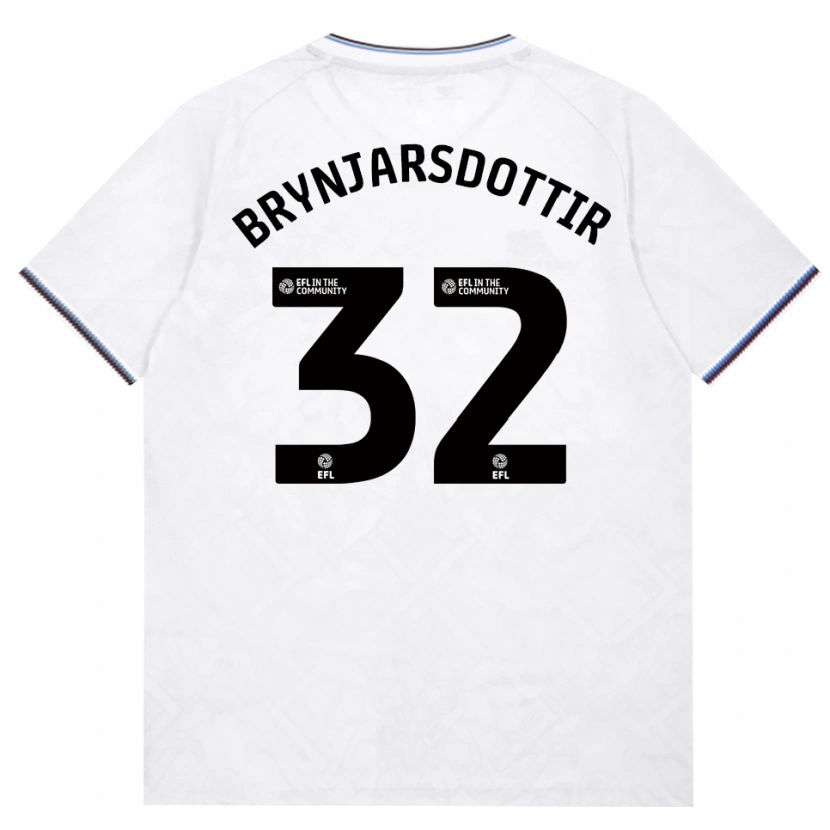 Danxen Dzieci Dagny Brynjarsdottir #32 Bordowy Biały Wyjazdowa Koszulka 2026/27 Koszulki Klubowe