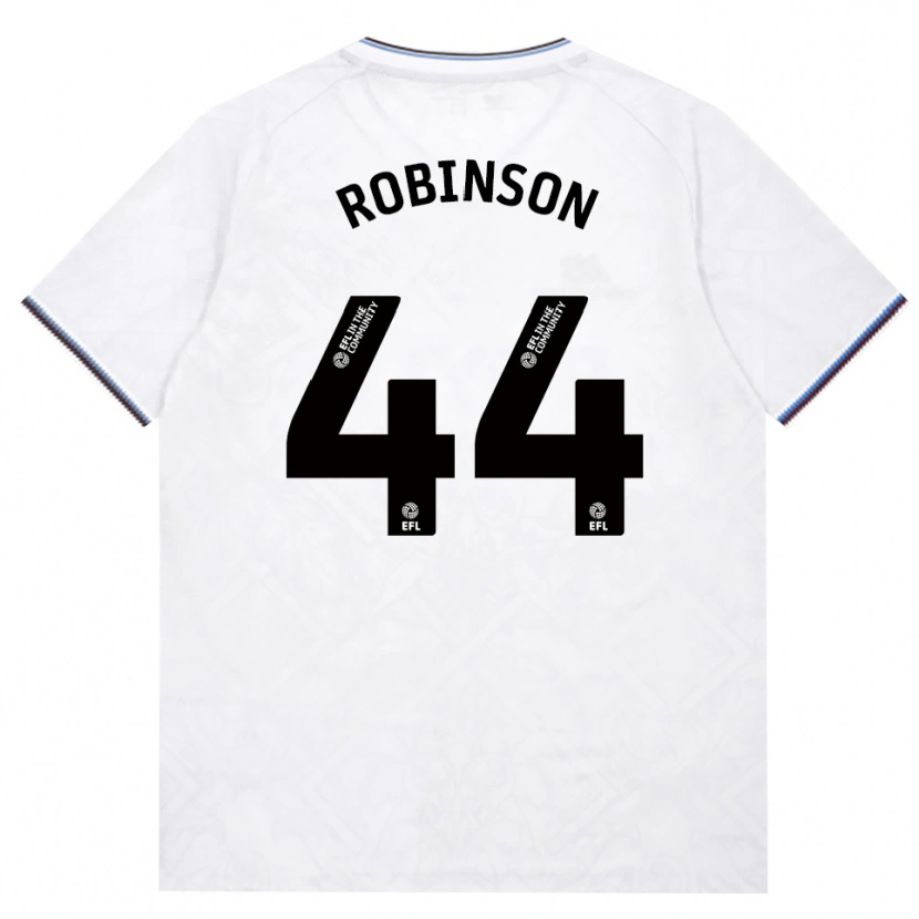 Danxen Dzieci Junior Robinson #44 Bordowy Biały Wyjazdowa Koszulka 2026/27 Koszulki Klubowe
