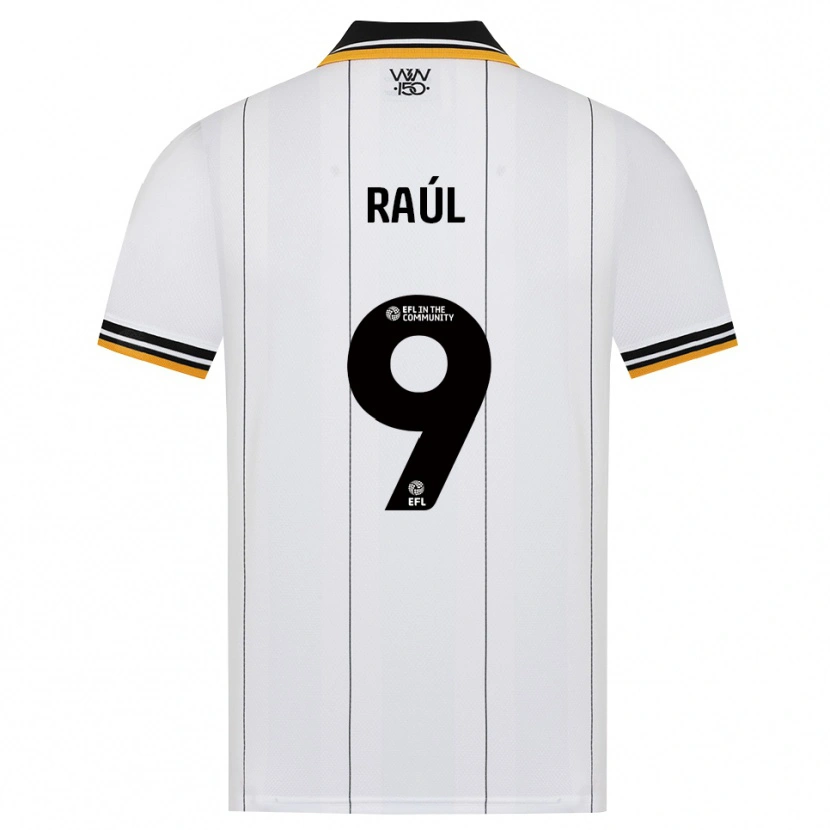 Danxen Dzieci Raul Jimenez #9 Pomarańczowy Biały Czarny Wyjazdowa Koszulka 2026/27 Koszulki Klubowe