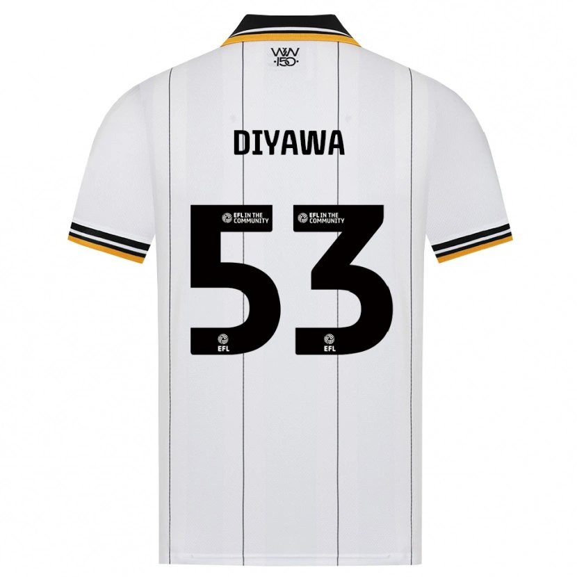 Danxen Dzieci Aaron Keto Diyawa #53 Pomarańczowy Biały Czarny Wyjazdowa Koszulka 2026/27 Koszulki Klubowe