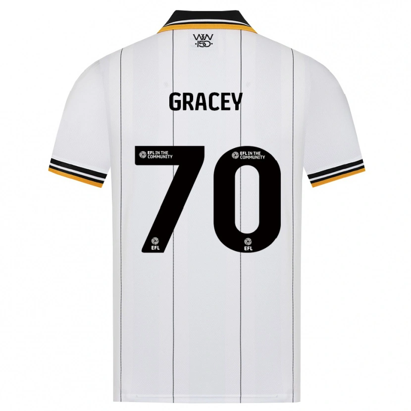 Danxen Dzieci Josh Gracey #70 Pomarańczowy Biały Czarny Wyjazdowa Koszulka 2026/27 Koszulki Klubowe