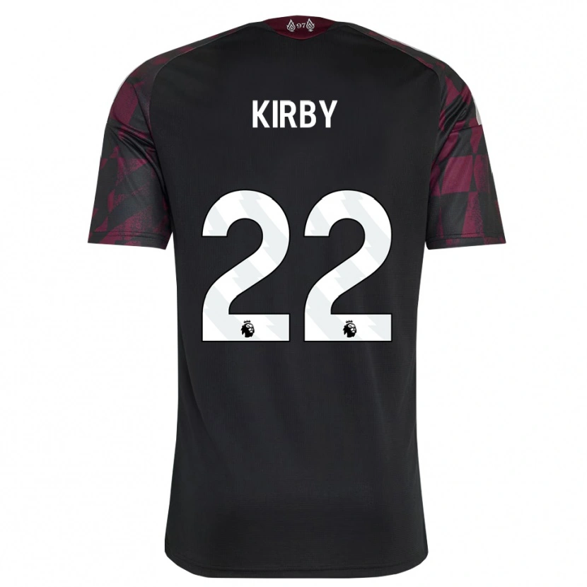 Danxen Dzieci Faye Kirby #22 Czarny Biały Fioletowy Trzeci Komplet Koszulka 2026/27 Koszulki Klubowe