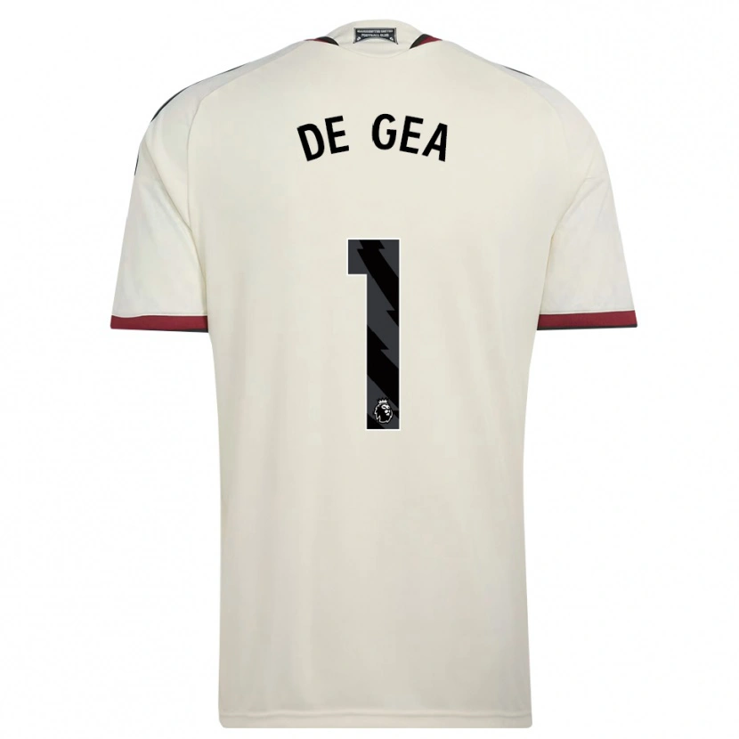Danxen Dzieci David De Gea #1 Beżowy Czarny Czerwony Trzeci Komplet Koszulka 2026/27 Koszulki Klubowe