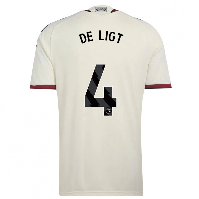 Danxen Dzieci Matthijs De Ligt #4 Beżowy Czarny Czerwony Trzeci Komplet Koszulka 2026/27 Koszulki Klubowe