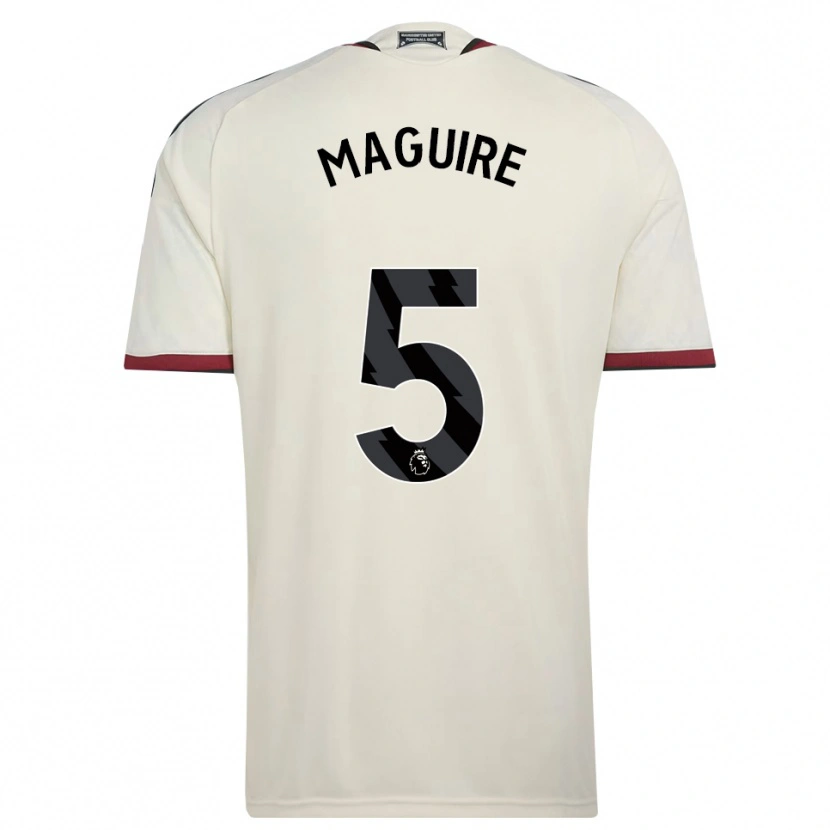 Danxen Dzieci Harry Maguire #5 Beżowy Czarny Czerwony Trzeci Komplet Koszulka 2026/27 Koszulki Klubowe