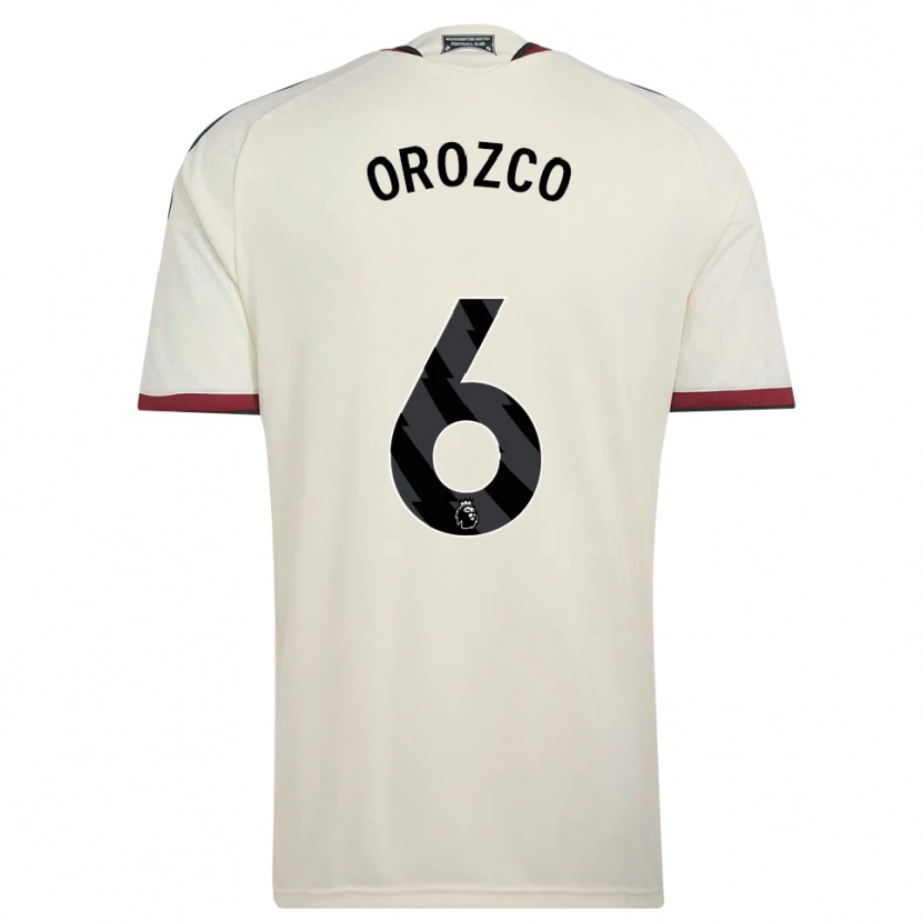 Danxen Dzieci Cristian Orozco #6 Beżowy Czarny Czerwony Trzeci Komplet Koszulka 2026/27 Koszulki Klubowe