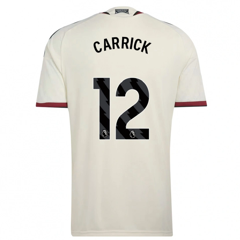 Danxen Dzieci Jacey Carrick #12 Beżowy Czarny Czerwony Trzeci Komplet Koszulka 2026/27 Koszulki Klubowe