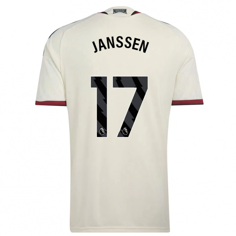 Danxen Dzieci Dominique Janssen #17 Beżowy Czarny Czerwony Trzeci Komplet Koszulka 2026/27 Koszulki Klubowe