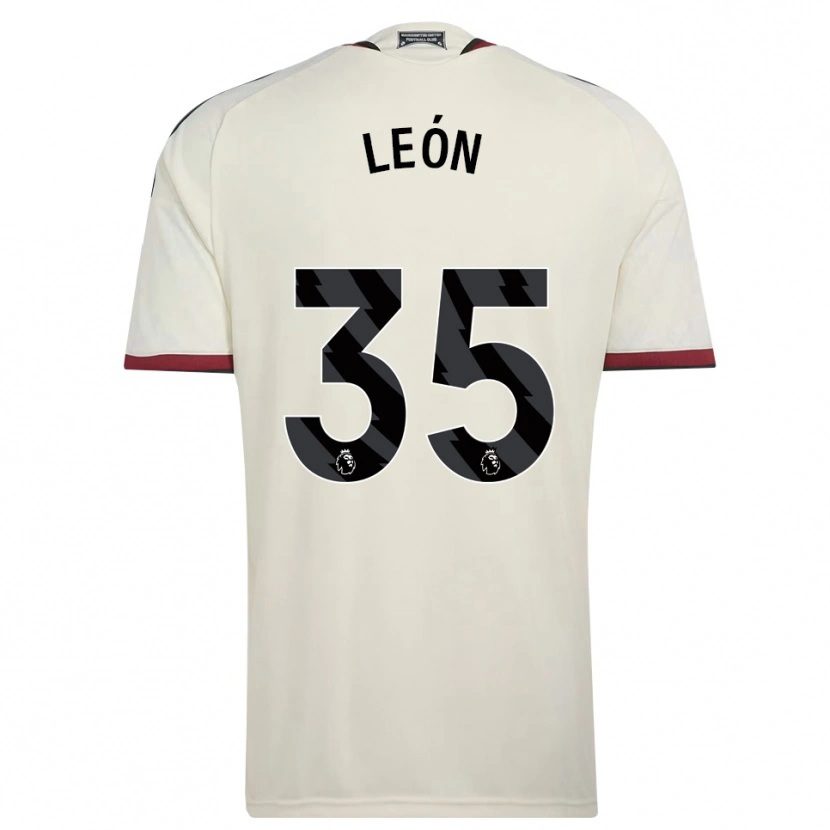 Danxen Dzieci Diego León #35 Beżowy Czarny Czerwony Trzeci Komplet Koszulka 2026/27 Koszulki Klubowe