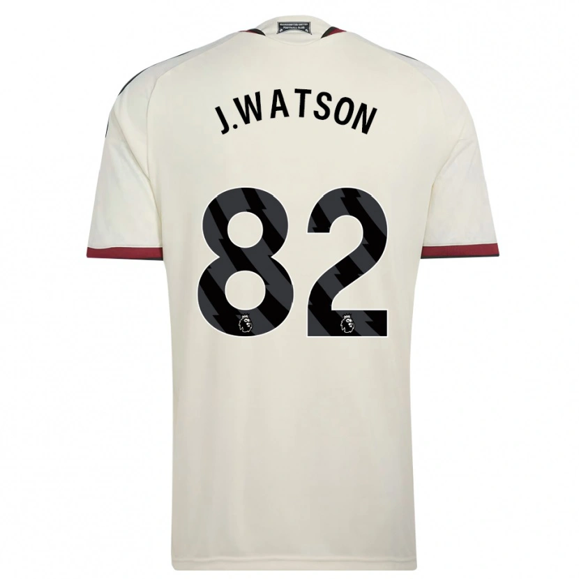 Danxen Dzieci Jacob Watson #82 Beżowy Czarny Czerwony Trzeci Komplet Koszulka 2026/27 Koszulki Klubowe
