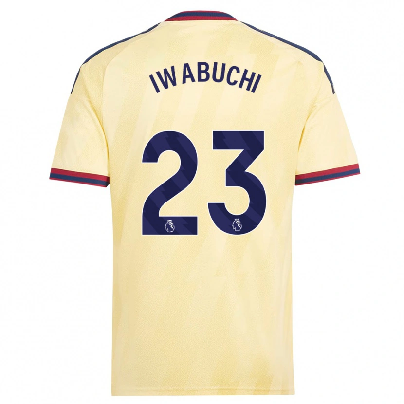 Danxen Dzieci Mana Iwabuchi #23 Jasnożółty Północnoniebieski Trzeci Komplet Koszulka 2026/27 Koszulki Klubowe
