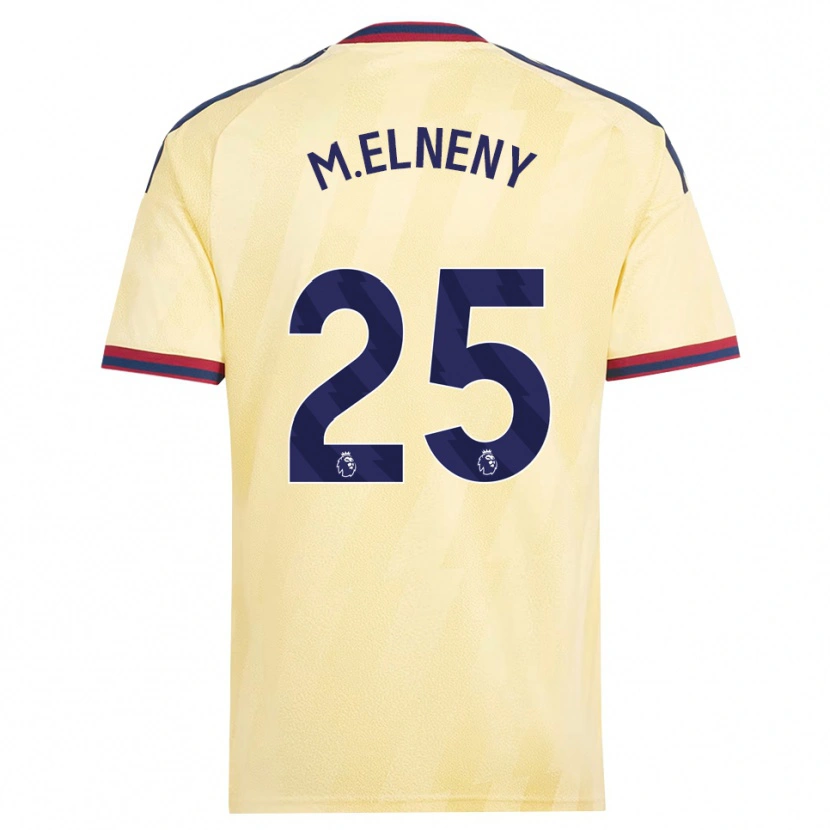 Danxen Dzieci Mohamed Elneny #25 Jasnożółty Północnoniebieski Trzeci Komplet Koszulka 2026/27 Koszulki Klubowe