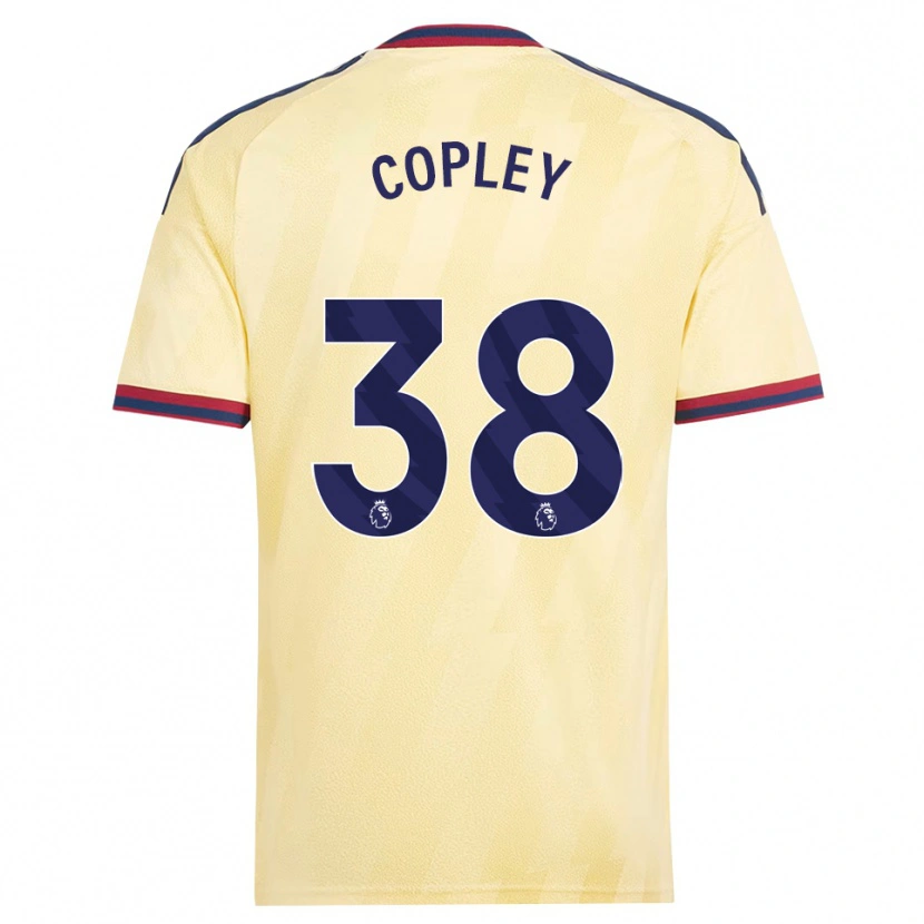 Danxen Dzieci Louie Copley #38 Jasnożółty Północnoniebieski Trzeci Komplet Koszulka 2026/27 Koszulki Klubowe
