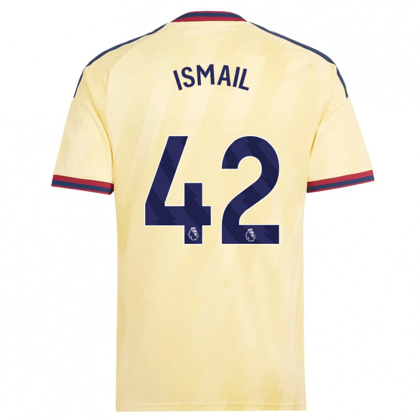 Danxen Dzieci Cam'ron Ismail #42 Jasnożółty Północnoniebieski Trzeci Komplet Koszulka 2026/27 Koszulki Klubowe