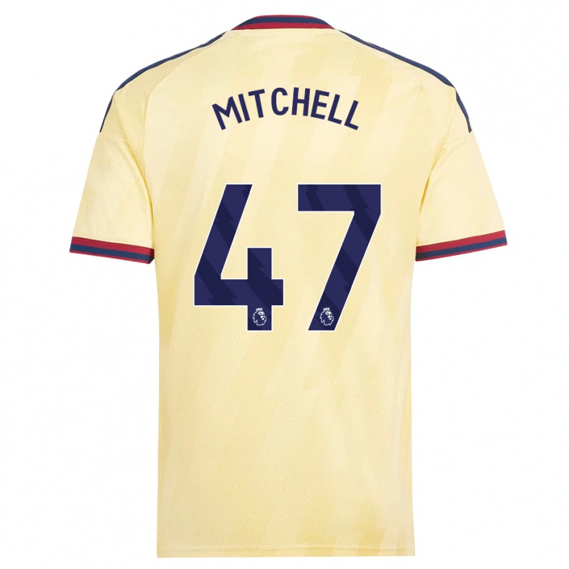 Danxen Dzieci Remy Mitchell #47 Jasnożółty Północnoniebieski Trzeci Komplet Koszulka 2026/27 Koszulki Klubowe