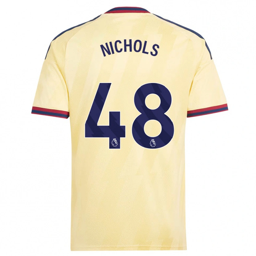 Danxen Dzieci Josh Nichols #48 Jasnożółty Północnoniebieski Trzeci Komplet Koszulka 2026/27 Koszulki Klubowe