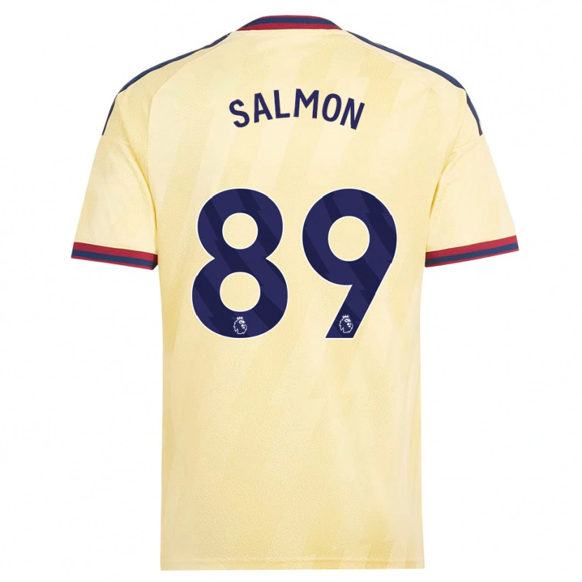 Danxen Dzieci Marli Salmon #89 Jasnożółty Północnoniebieski Trzeci Komplet Koszulka 2026/27 Koszulki Klubowe