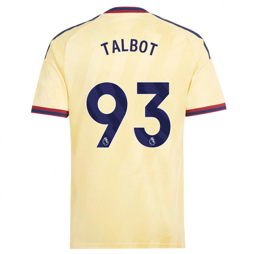 Danxen Dzieci Jack Talbot #93 Jasnożółty Północnoniebieski Trzeci Komplet Koszulka 2026/27 Koszulki Klubowe
