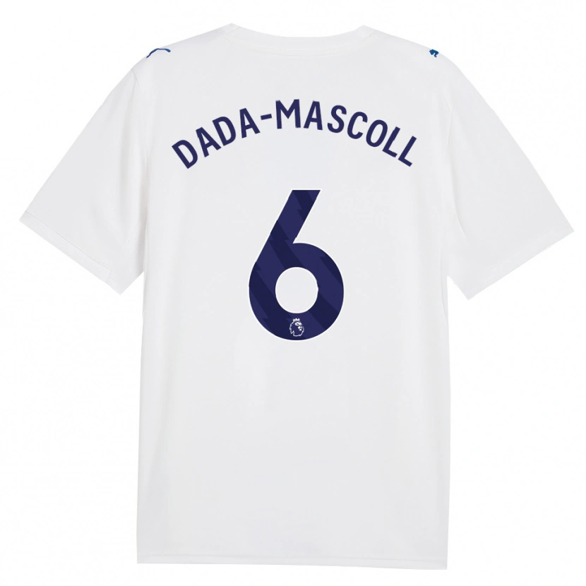 Danxen Dzieci Isaiah Dada-Mascoll #6 Granatowy Biały Trzeci Komplet Koszulka 2026/27 Koszulki Klubowe
