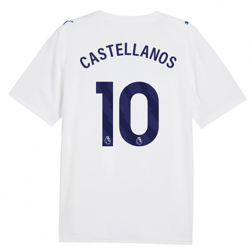 Danxen Dzieci Deyna Castellanos #10 Granatowy Biały Trzeci Komplet Koszulka 2026/27 Koszulki Klubowe