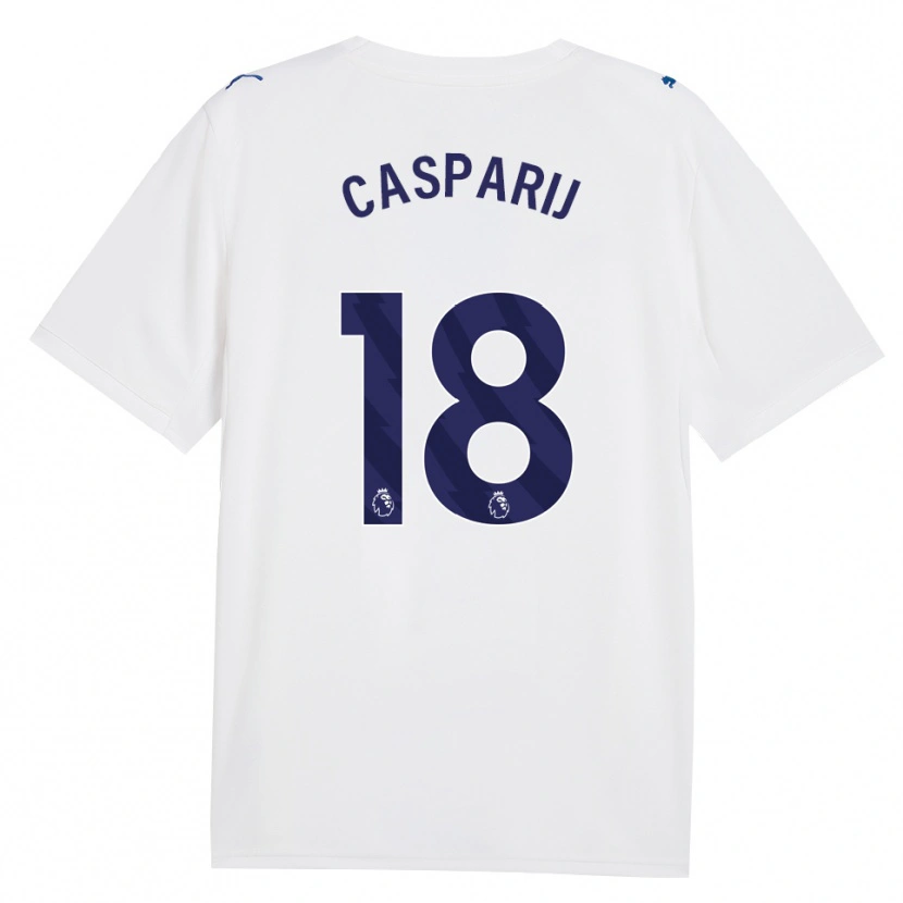 Danxen Dzieci Kerstin Casparij #18 Granatowy Biały Trzeci Komplet Koszulka 2026/27 Koszulki Klubowe