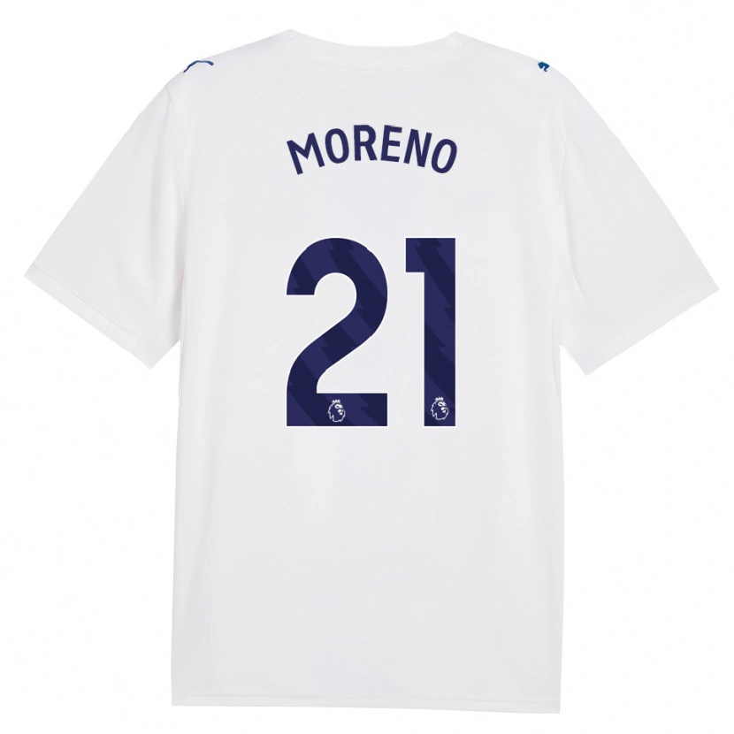 Danxen Dzieci Marlos Moreno #21 Granatowy Biały Trzeci Komplet Koszulka 2026/27 Koszulki Klubowe