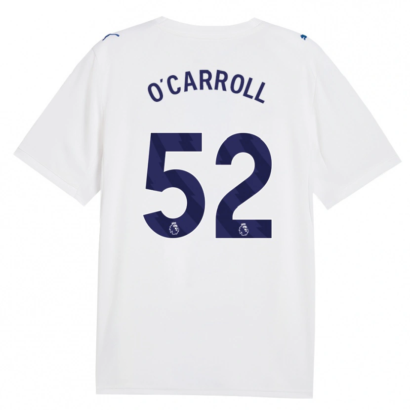 Danxen Dzieci Eve O'carroll #52 Granatowy Biały Trzeci Komplet Koszulka 2026/27 Koszulki Klubowe