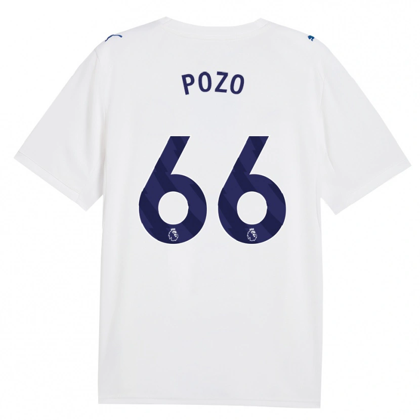 Danxen Dzieci Iker Pozo #66 Granatowy Biały Trzeci Komplet Koszulka 2026/27 Koszulki Klubowe