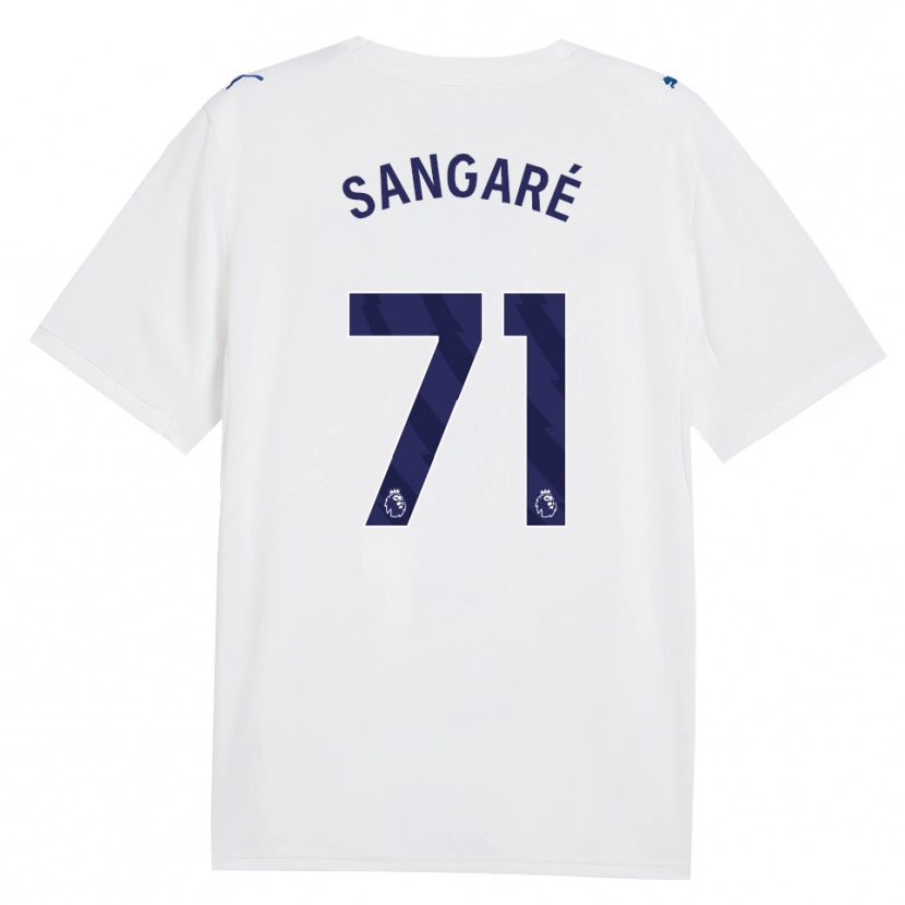 Danxen Dzieci Mahamadou Sangaré #71 Granatowy Biały Trzeci Komplet Koszulka 2026/27 Koszulki Klubowe