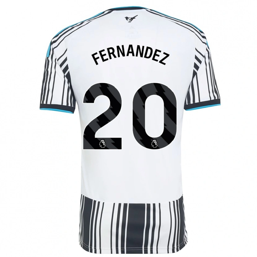 Danxen Dzieci Matias Fernandez-Pardo #20 Błękitny Czarny Biały Domowa Koszulka 2026/27 Koszulki Klubowe