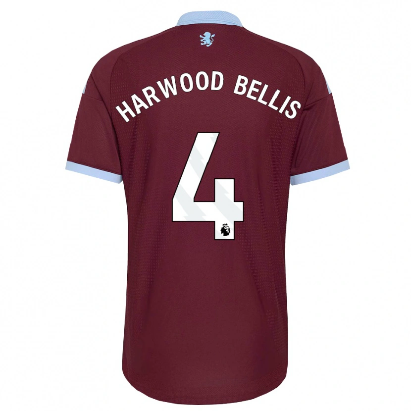 Danxen Dzieci Taylor Harwood-Bellis #4 Niebieski Chaber Bordowy Domowa Koszulka 2026/27 Koszulki Klubowe