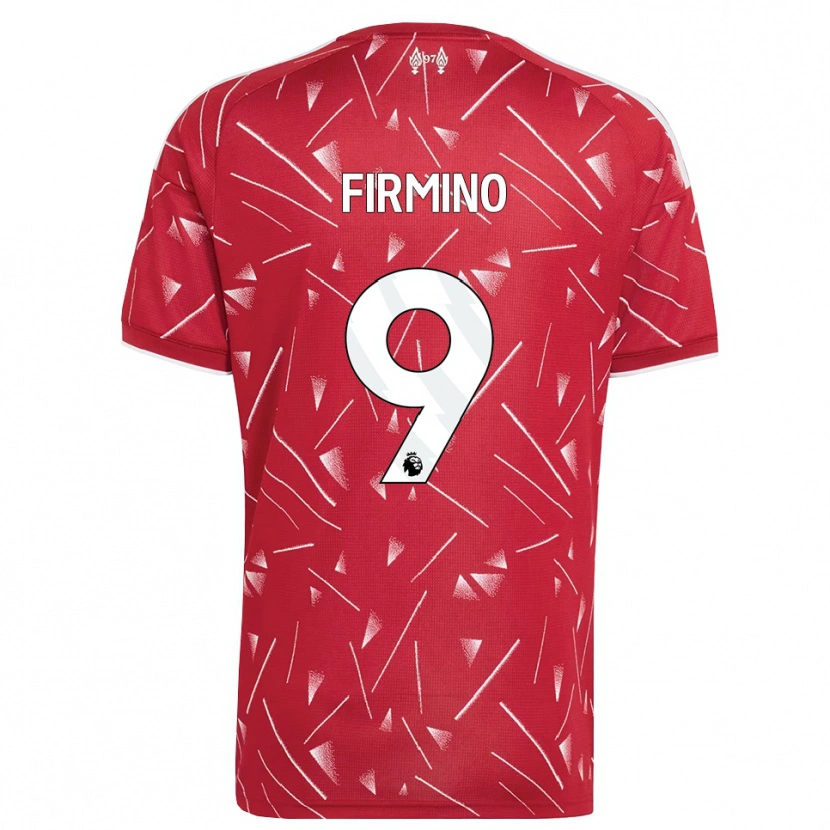 Danxen Męski Roberto Firmino #9 Biały Czerwony Domowa Koszulka 2026/27 Koszulki Klubowe
