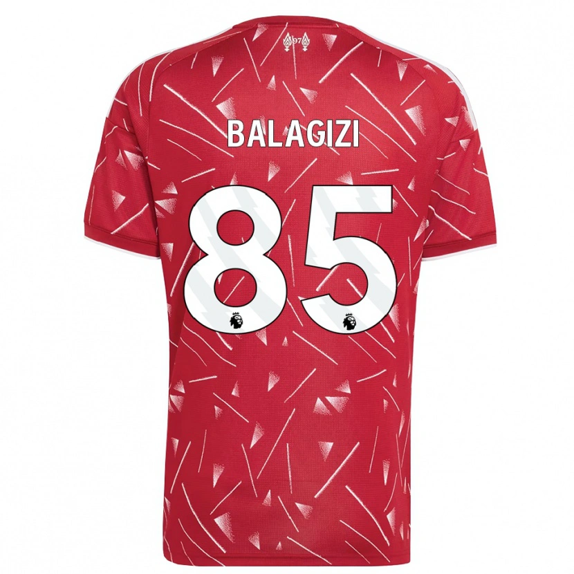 Danxen Męski James Balagizi #85 Biały Czerwony Domowa Koszulka 2026/27 Koszulki Klubowe