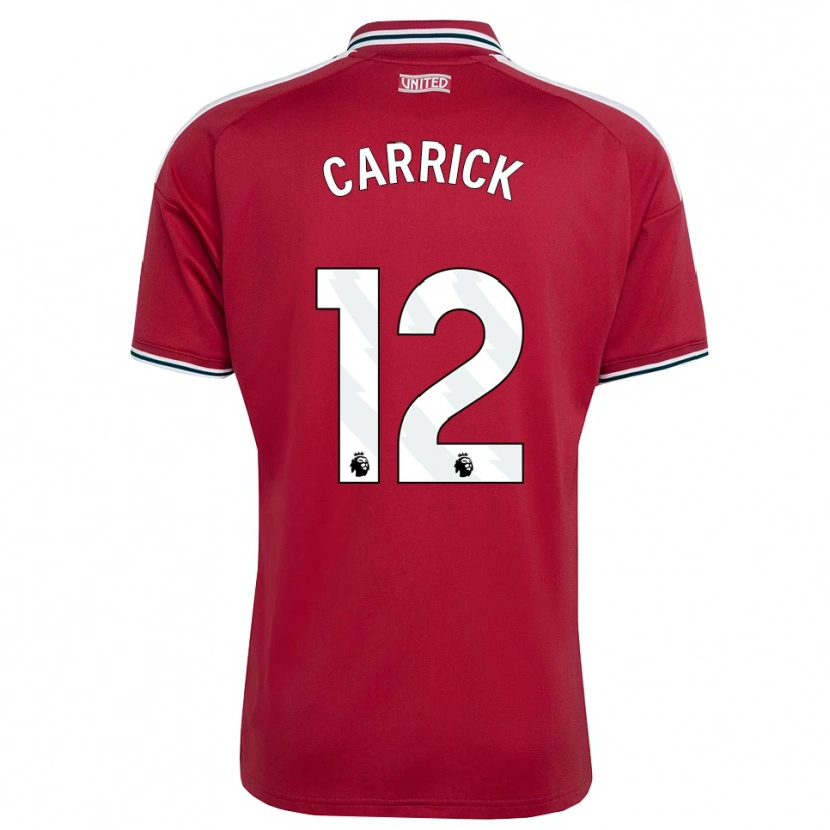 Danxen Męski Jacey Carrick #12 Czerwony Żółty Biały Domowa Koszulka 2026/27 Koszulki Klubowe