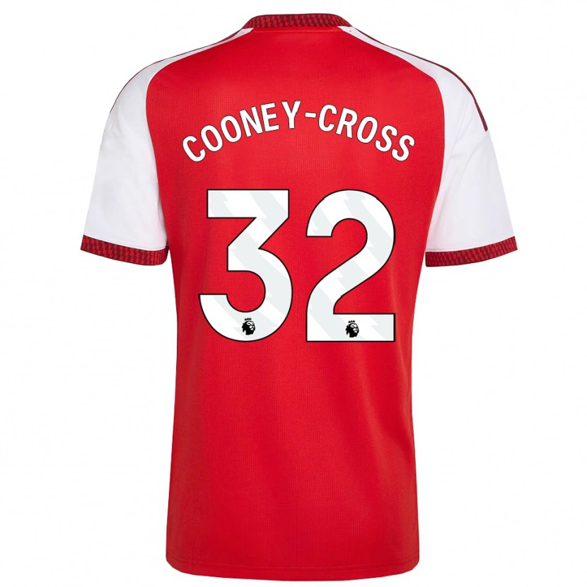 Danxen Męski Kyra Cooney-Cross #32 Czerwony Biały Czarny Domowa Koszulka 2026/27 Koszulki Klubowe