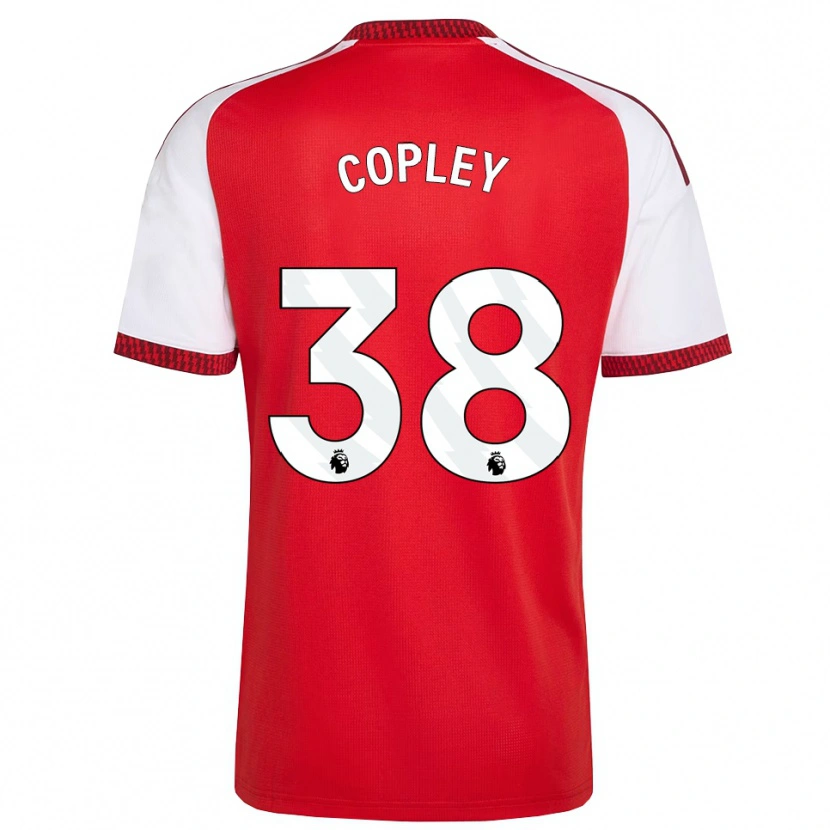 Danxen Męski Louie Copley #38 Czerwony Biały Czarny Domowa Koszulka 2026/27 Koszulki Klubowe