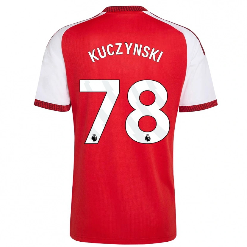 Danxen Męski Max Kuczynski #78 Czerwony Biały Czarny Domowa Koszulka 2026/27 Koszulki Klubowe