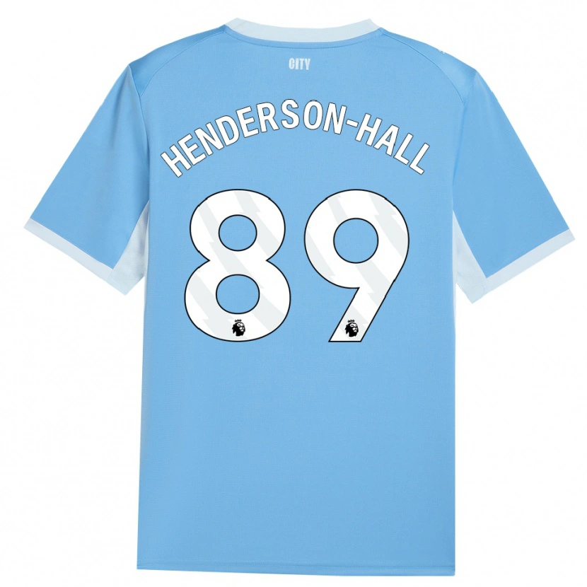 Danxen Męski Matty Henderson-Hall #89 Jasnoniebieski Biały Domowa Koszulka 2026/27 Koszulki Klubowe