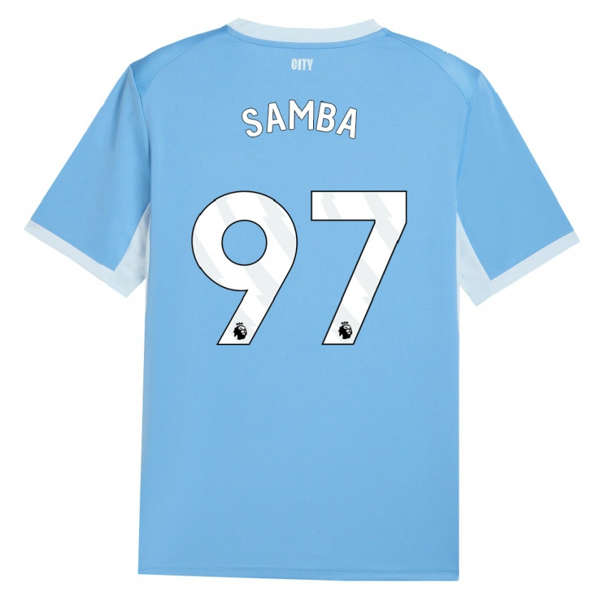 Danxen Męski Tyrone Samba #97 Jasnoniebieski Biały Domowa Koszulka 2026/27 Koszulki Klubowe