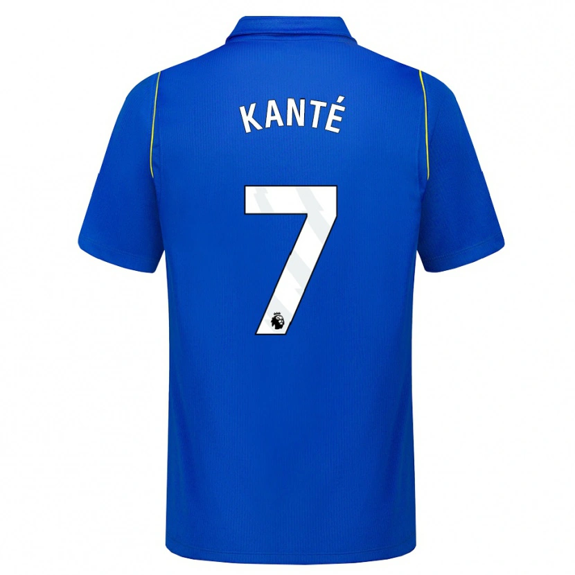 Danxen Męski N'golo Kante #7 Niebieski Żółty Domowa Koszulka 2026/27 Koszulki Klubowe