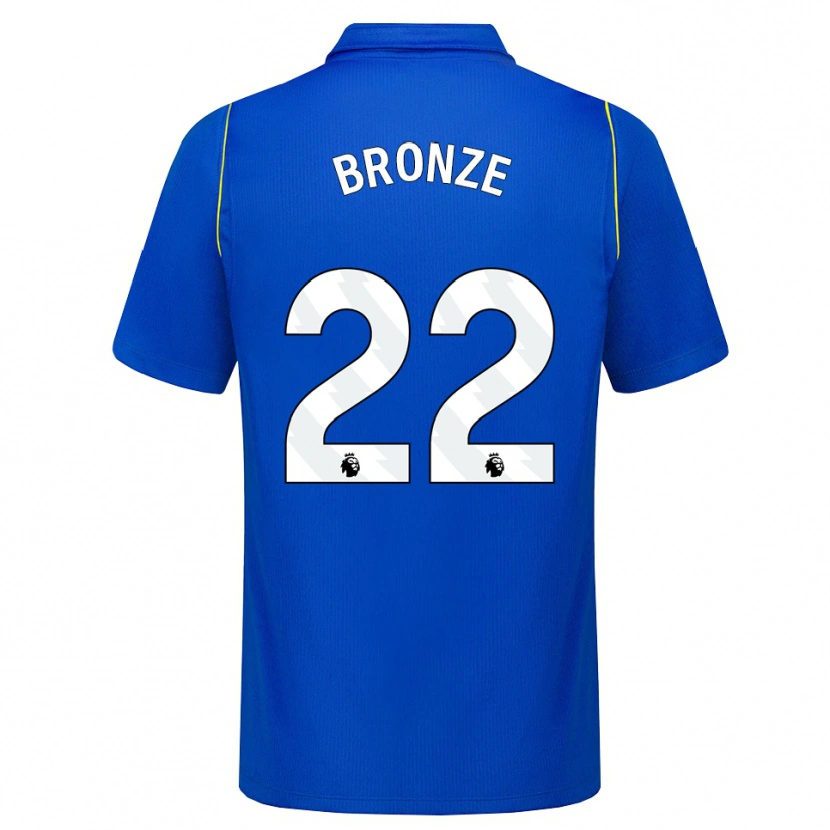Danxen Męski Lucy Bronze #22 Niebieski Żółty Domowa Koszulka 2026/27 Koszulki Klubowe