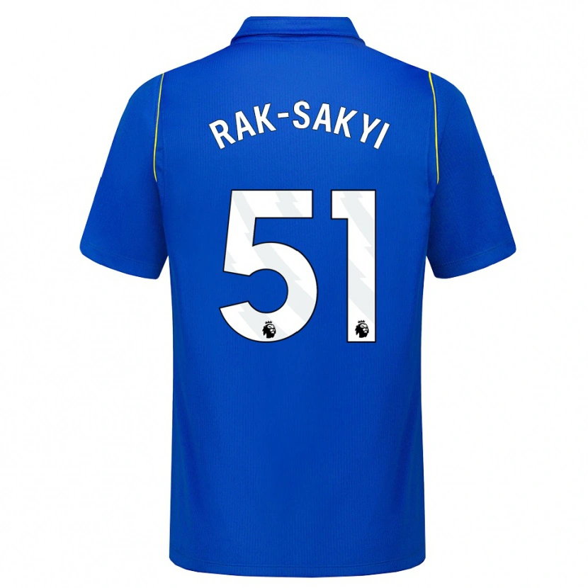 Danxen Męski Sam Rak-Sakyi #51 Niebieski Żółty Domowa Koszulka 2026/27 Koszulki Klubowe