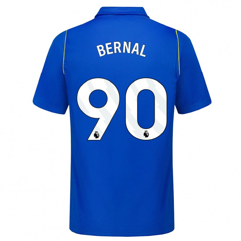 Danxen Męski Freddy Bernal #90 Niebieski Żółty Domowa Koszulka 2026/27 Koszulki Klubowe