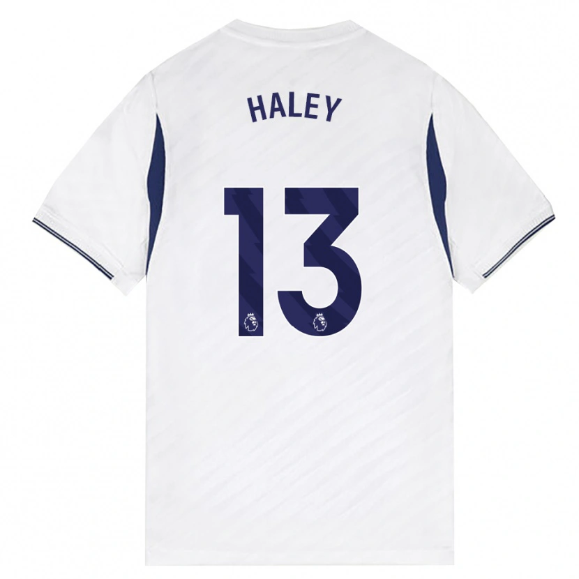 Danxen Męski Micah Haley #13 Biały Czerwony Fioletowy Domowa Koszulka 2026/27 Koszulki Klubowe