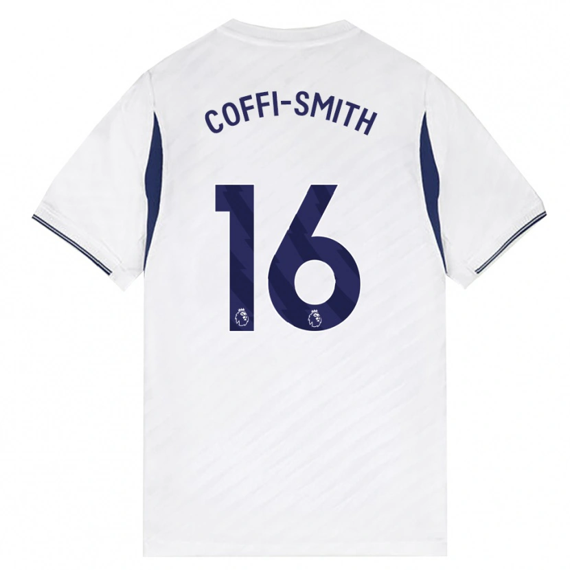Danxen Męski Courtney Coffi-Smith #16 Biały Czerwony Fioletowy Domowa Koszulka 2026/27 Koszulki Klubowe