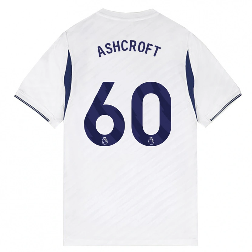 Danxen Męski Tyrell Ashcroft #60 Biały Czerwony Fioletowy Domowa Koszulka 2026/27 Koszulki Klubowe