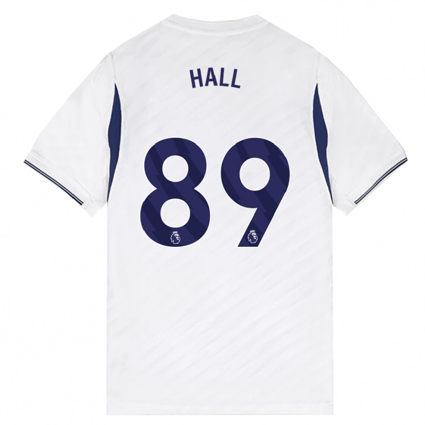 Danxen Męski Tye Hall #89 Biały Czerwony Fioletowy Domowa Koszulka 2026/27 Koszulki Klubowe