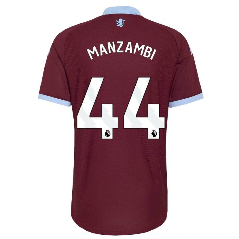 Danxen Męski Johan Manzambi #44 Niebieski Chaber Bordowy Domowa Koszulka 2026/27 Koszulki Klubowe