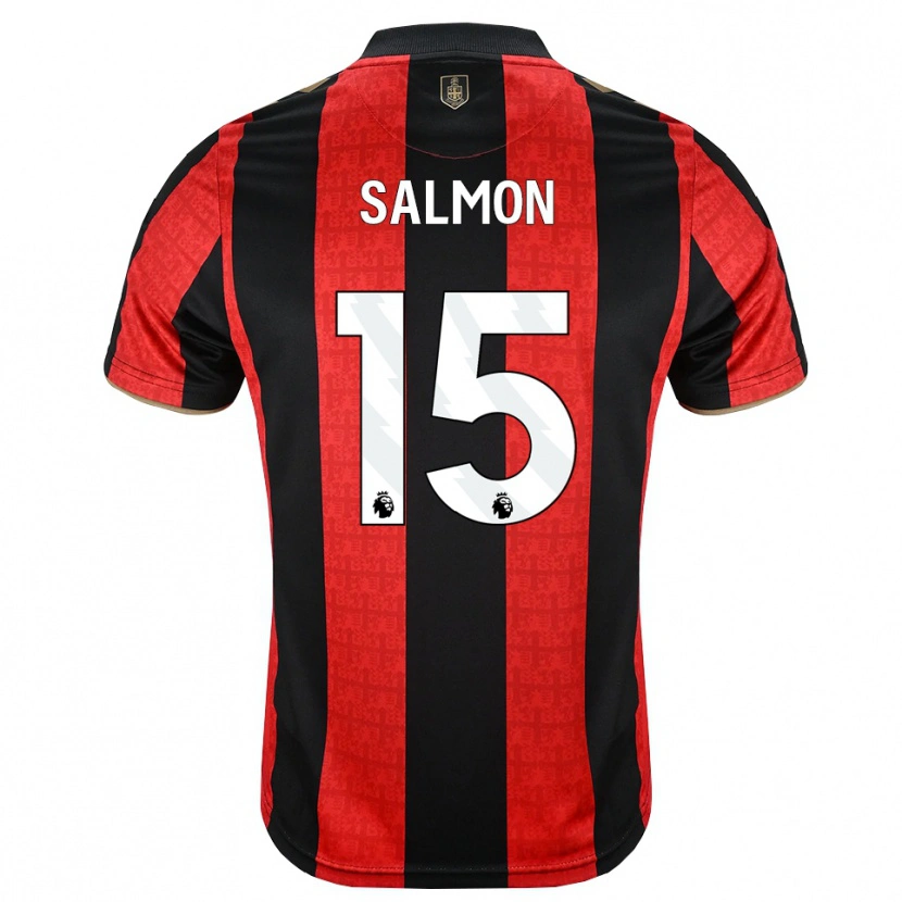 Danxen Męski Josh Salmon #15 Złoty Czerwony Czarny Domowa Koszulka 2026/27 Koszulki Klubowe