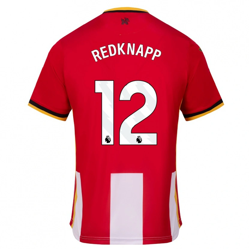 Danxen Męski Beau Redknapp #12 Żółty Czarny Czerwony Domowa Koszulka 2026/27 Koszulki Klubowe